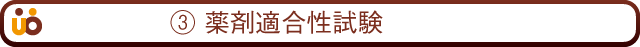 3薬剤適合性試験